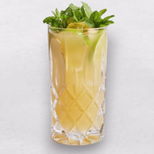 Apfel-Ingwer-Limette prickelnd