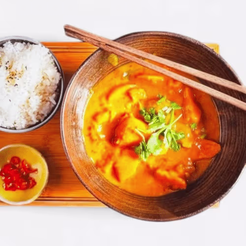 Red Thai Curry Beef Bowl
