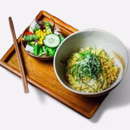 Lauch-Miso-Nudeln