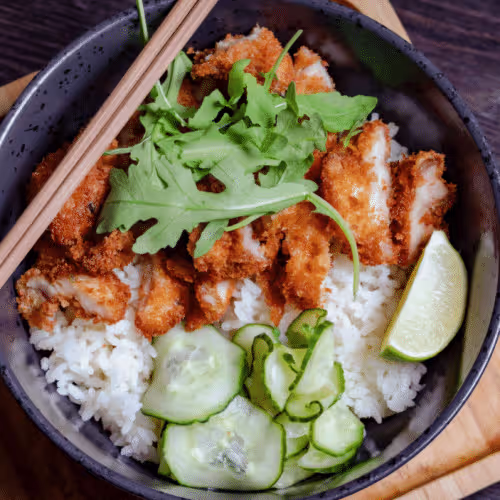 Hühnchen Katsu Bowl