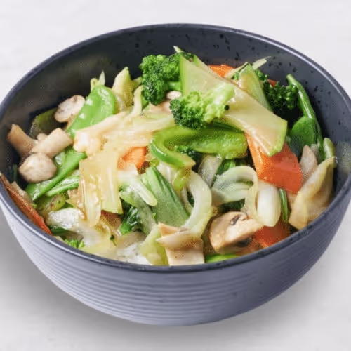 Reis Bowl (vegan) mit Wok Veggies