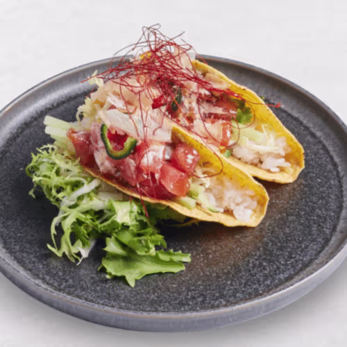 Spicy Tuna Taco (scharf)