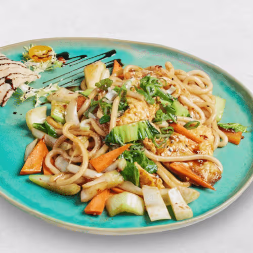 Gebratene Udon (leicht scharf)