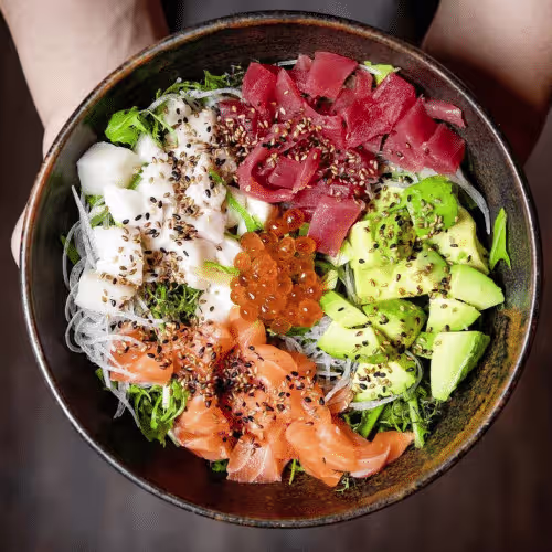 Sashimi Salat