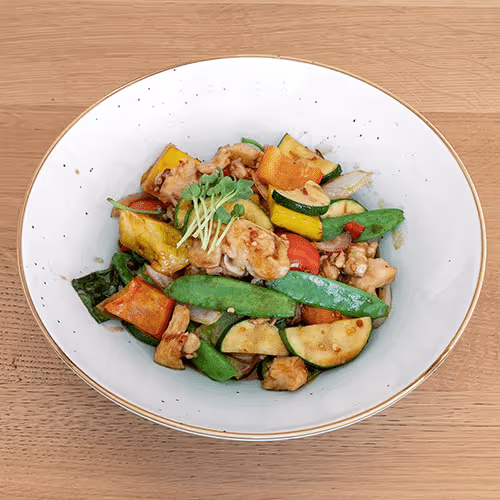Khing Chili Beef (sehr scharf)