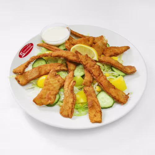 Gartensalat mit Putenstreifen (klein)