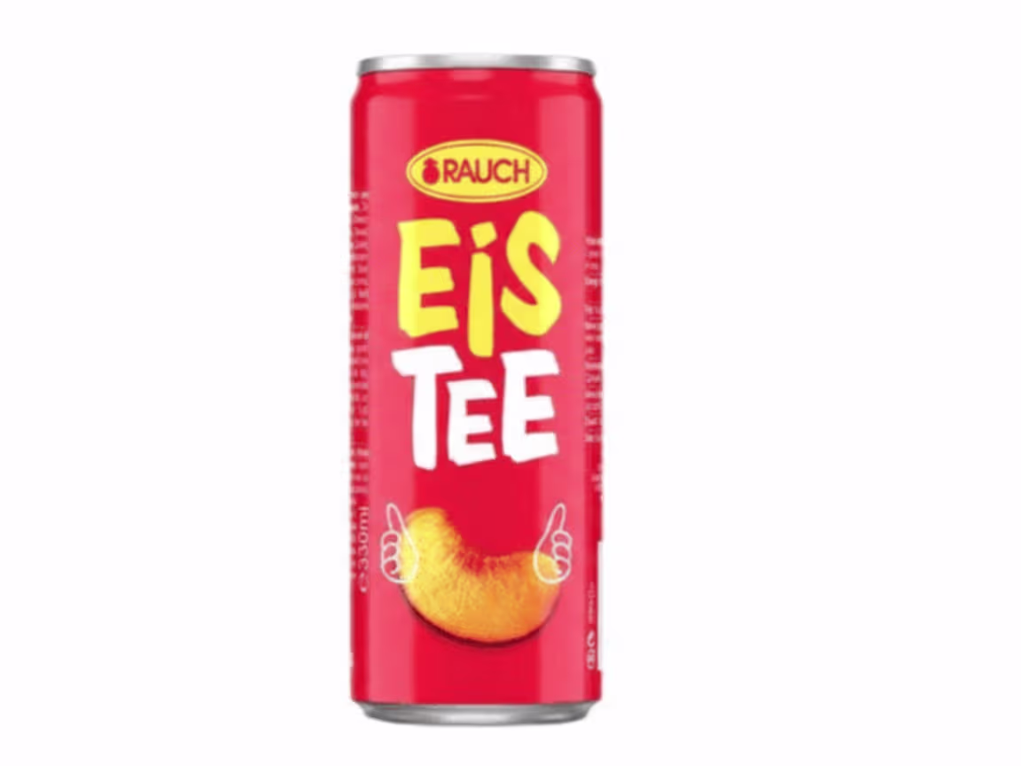 Rauch Eistee Pfirsich 0.33l Dose