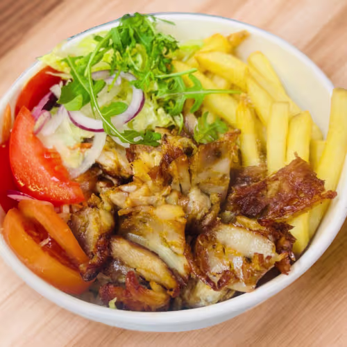 Hühner Kebap Teller