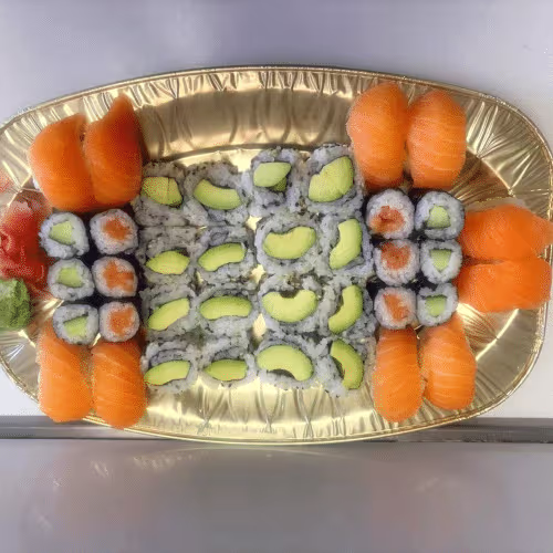 Lachs Sushi-Maki Platte