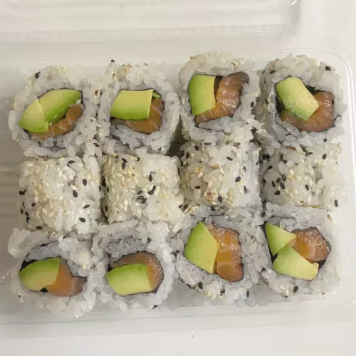 Avocado-Lachs Maki (12 Stück)