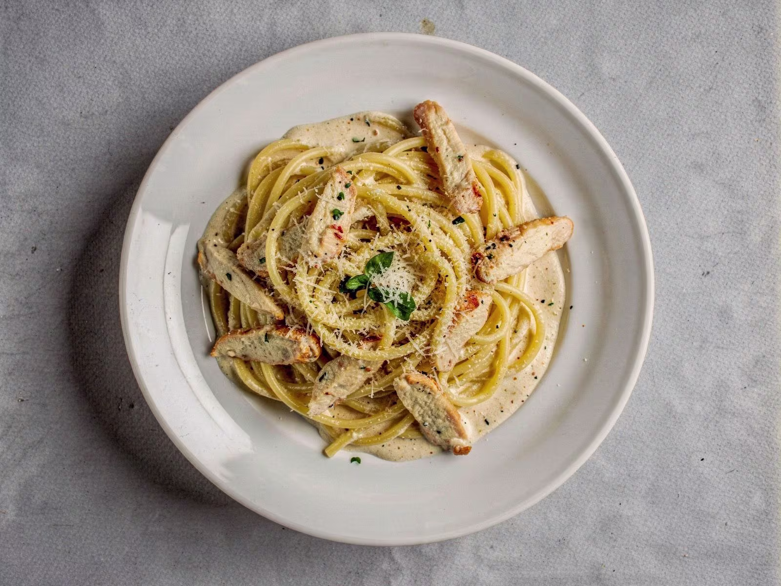 Pasta con Pollo
