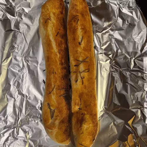 Pizzabrot mit Rosmarin (2 Stück)