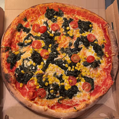 Pizza Tricolore (vegetarisch)