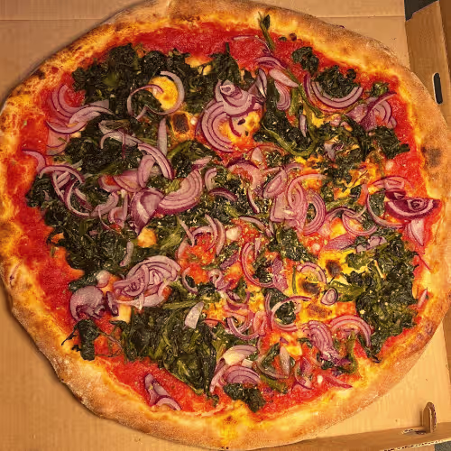 Pizza Spinata (vegan)