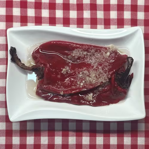 Gebratene Paprika in Öl