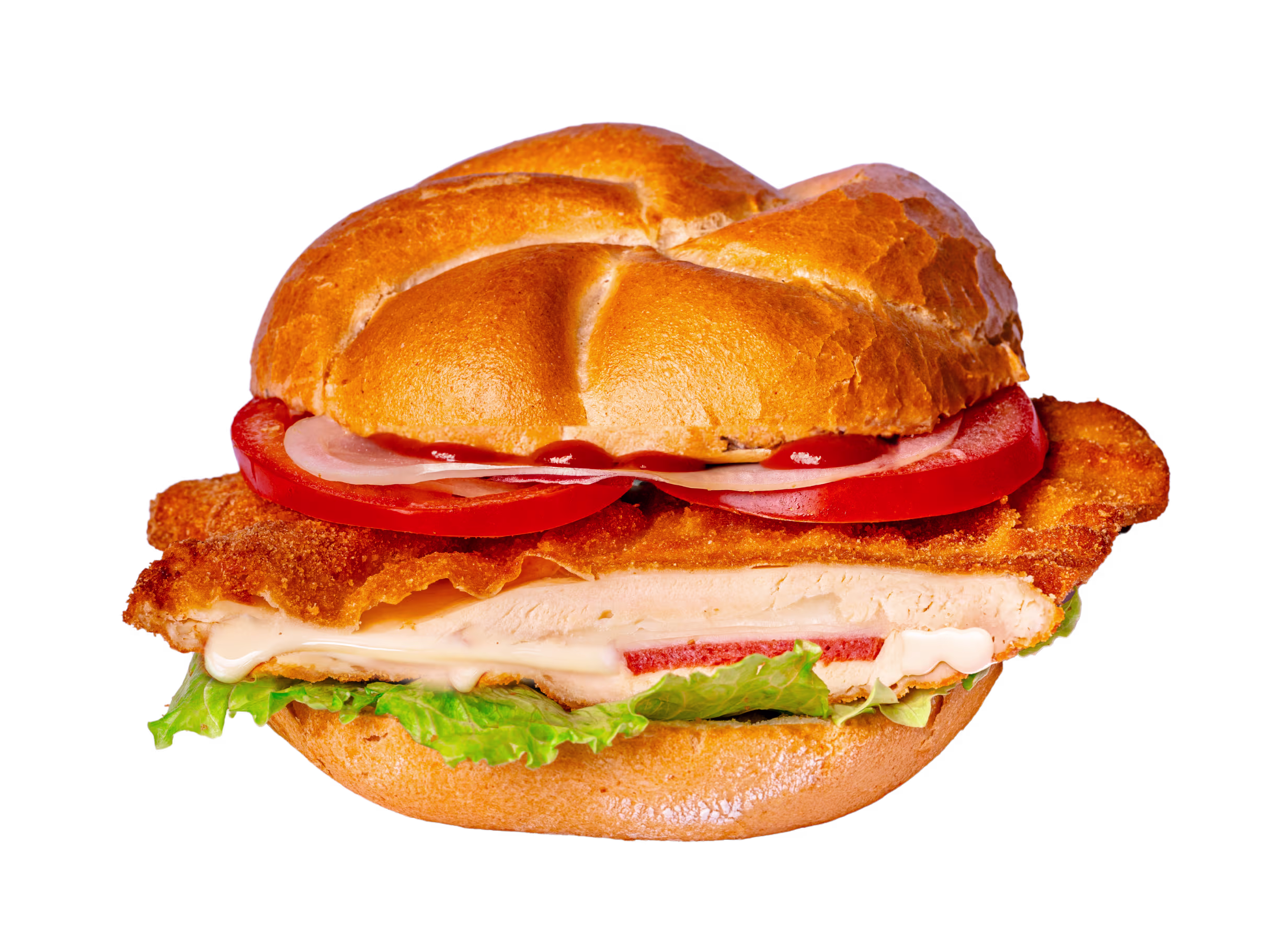 Hühner Cordon Bleu Semmel mit Sucuk