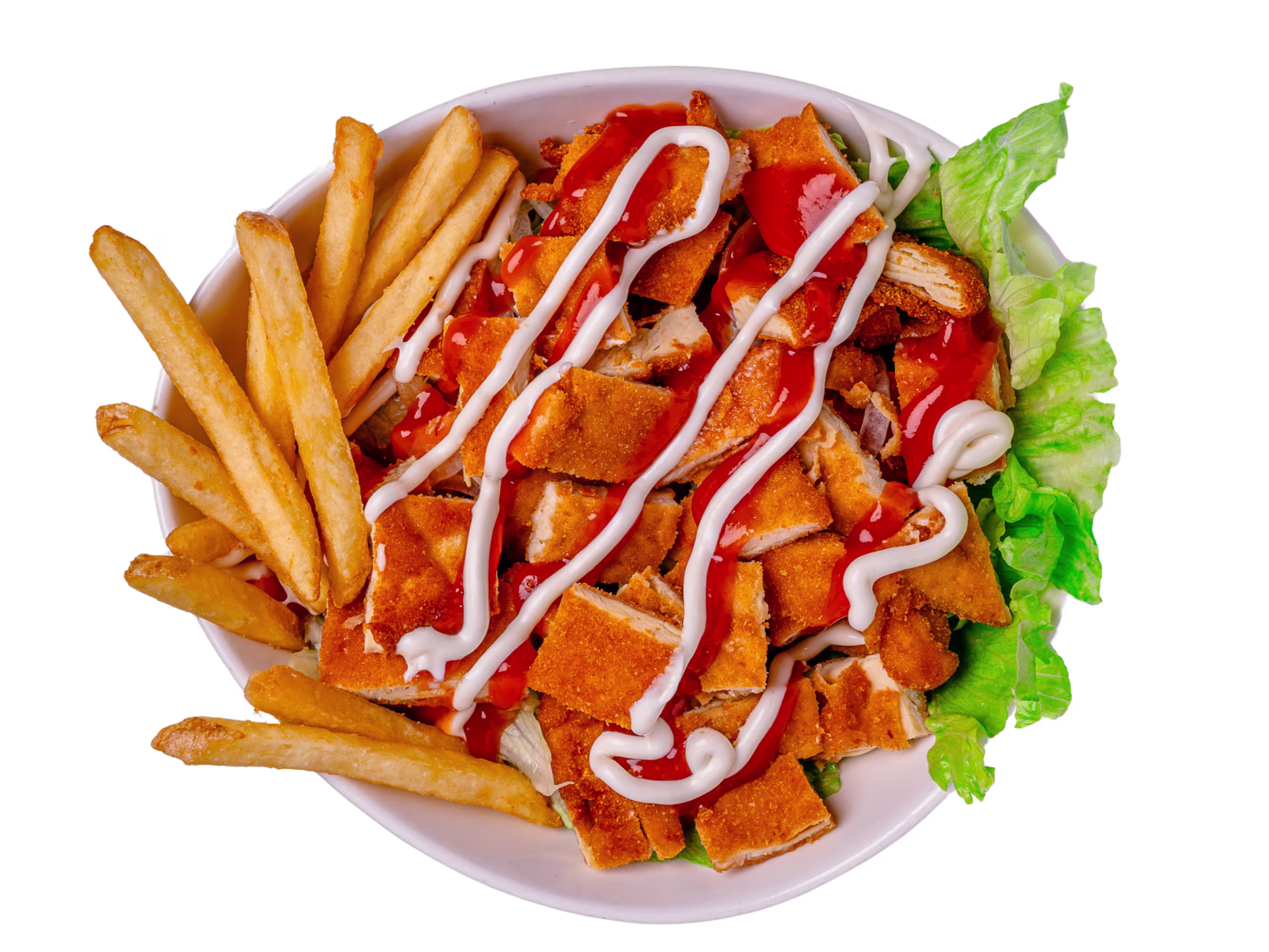 Hühnerschnitzel Bowl