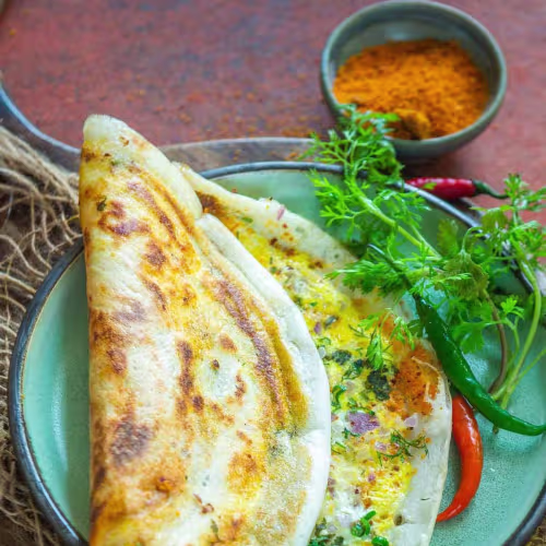 Egg Podi Dosa