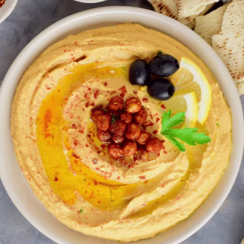 Curry Hummus (vegan)