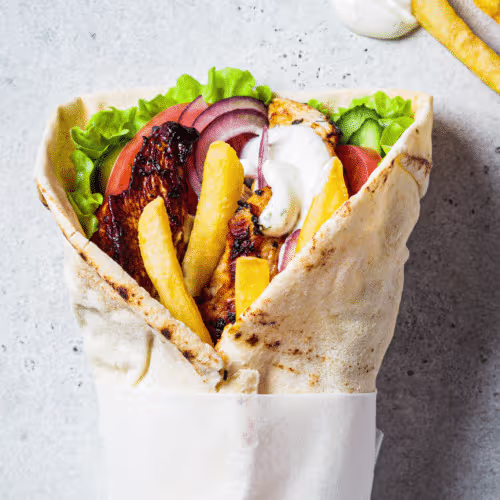 Fries Schawarma