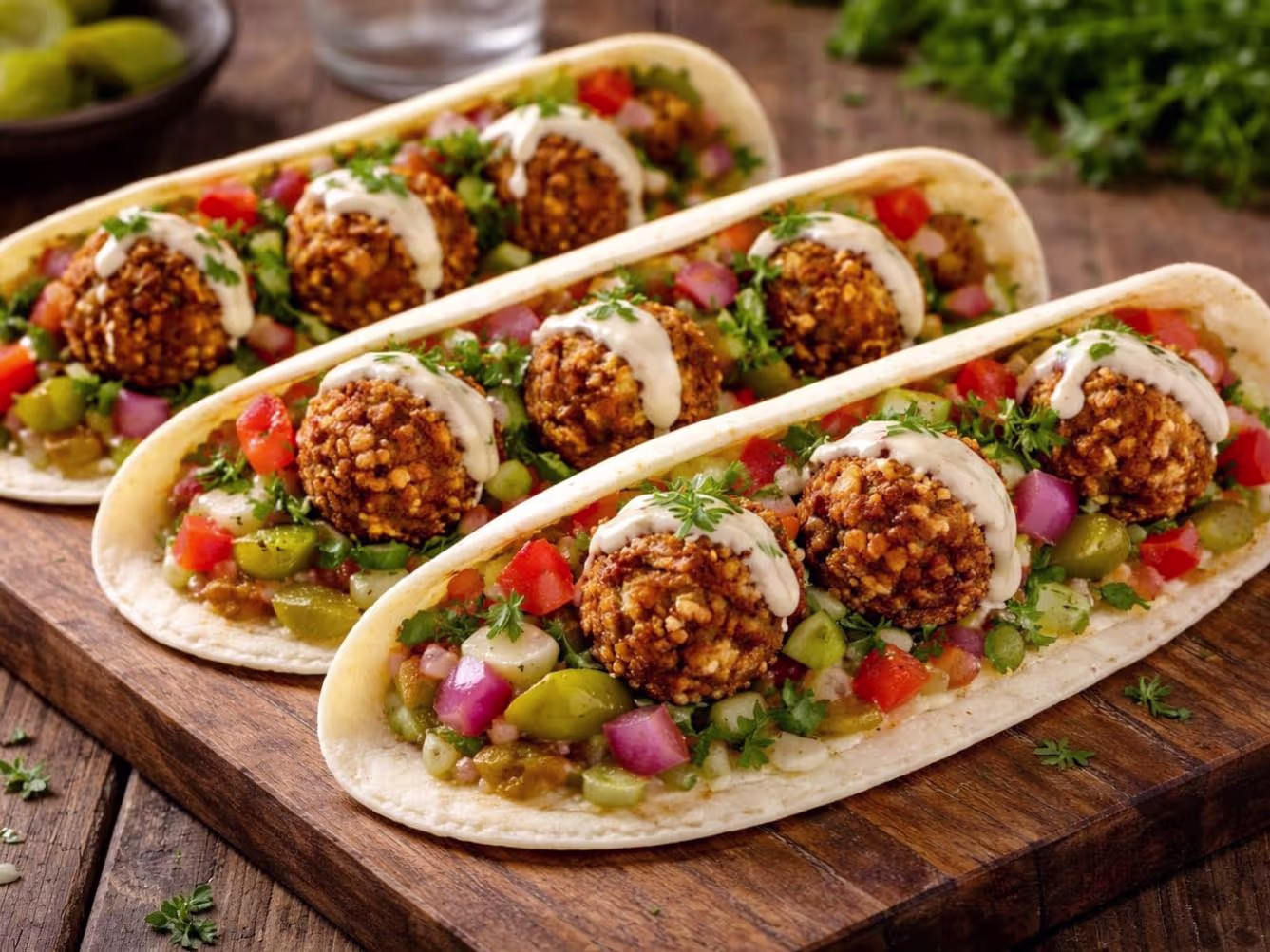 Falafeel sandwisch ( 3 mal sandwisch)