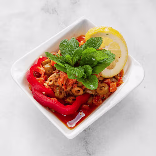 Oliven Salat (vegan)