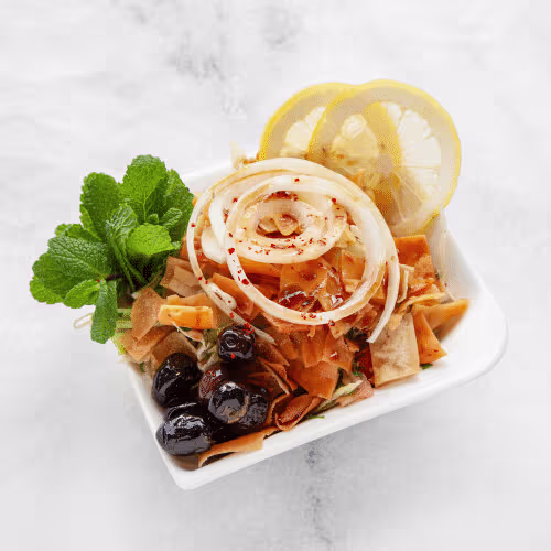 Fattoush Salat (vegan)