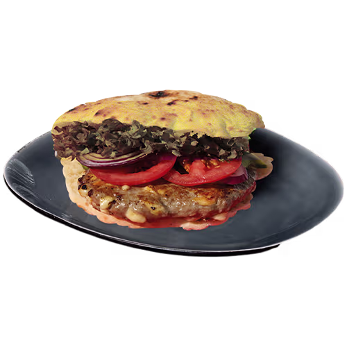 Gurmanska Plejskavica Burger 250g (scharf, laktosefrei)