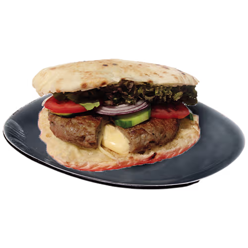 Plejskavica Burger mit Käse-Rinderspeck-Füllung 250g