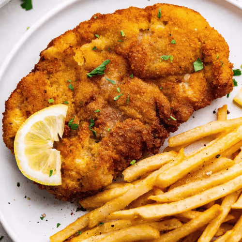 Schnitzel Menü