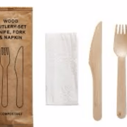 Holz Besteck gewachst set