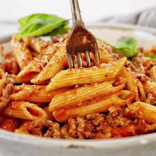 penne alla bolognese