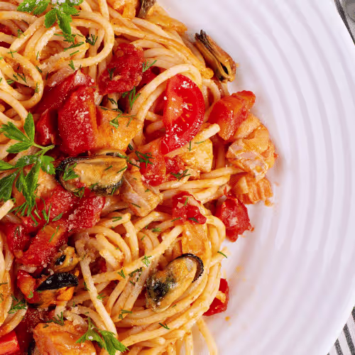 spaghetti frutti di mare