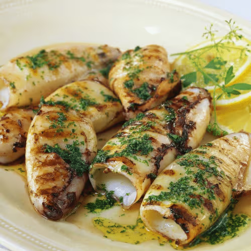Gegrillte Calamari