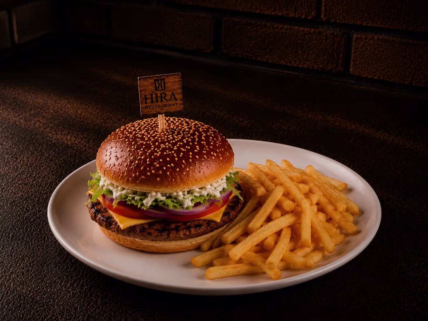 XXL Classic Burger Menü (Rindfleisch)