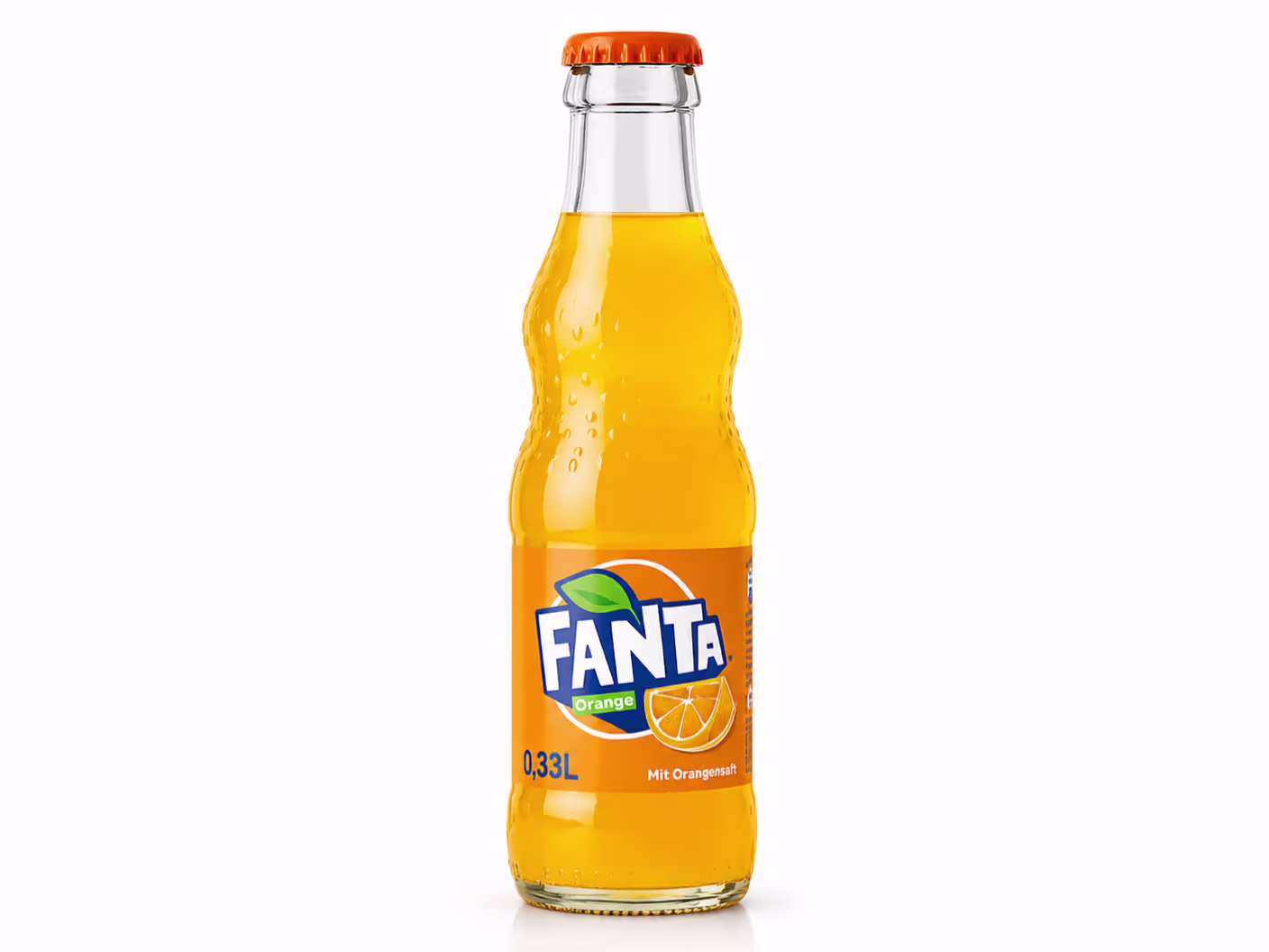 Fanta Orange Glasflasche 0,33l