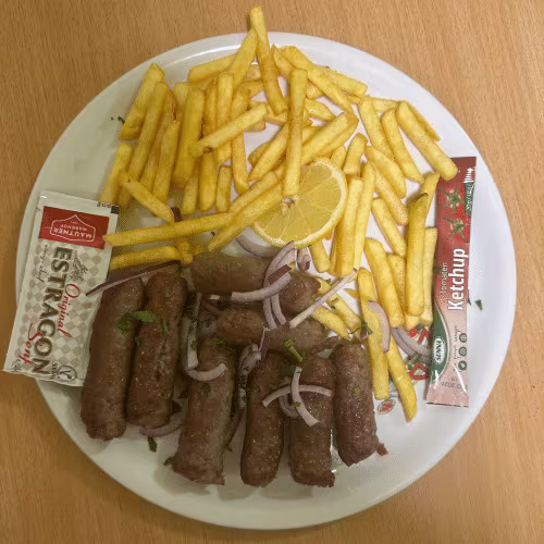 Cevapcici vom Rindfleisch (7 Stück)