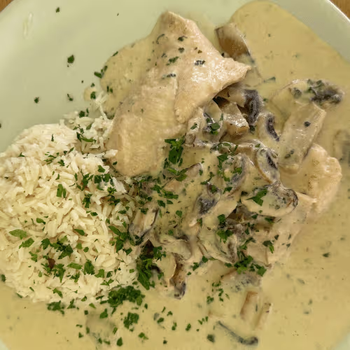 Hühnerbrust Gegrillt Champignon