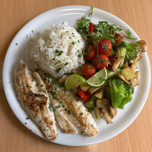 Gegrilltes Zanderfilet