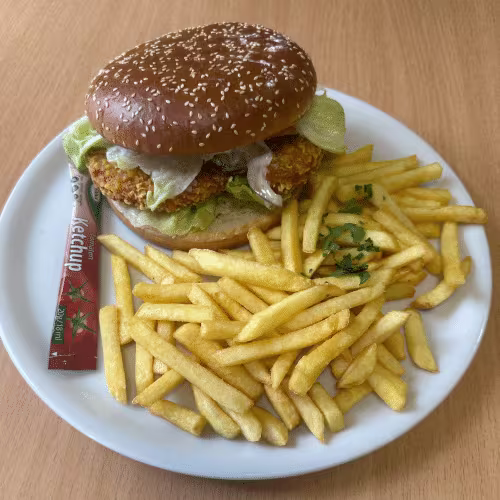 Chickenburger Menü L
