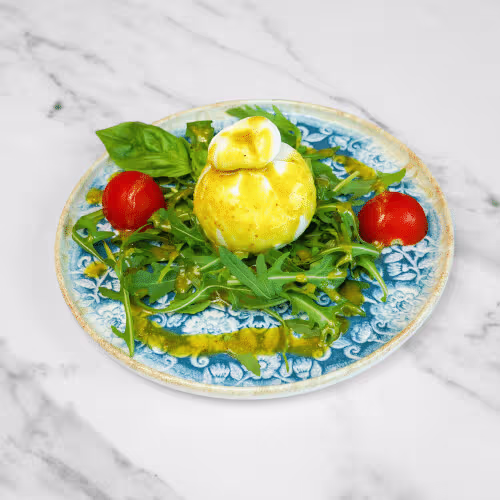 Burrata Italiana ripiena con Pesto di Pistacchio
