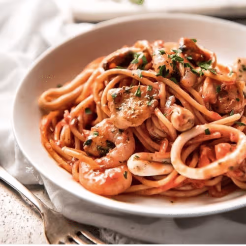 Pasta ell atlantico Meeres früchte