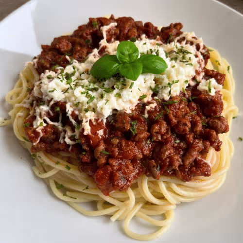 Klassische Ragù-Pasta Halal (Bolognese)