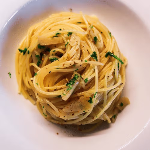 Pikante Aglio-Olio-Pasta