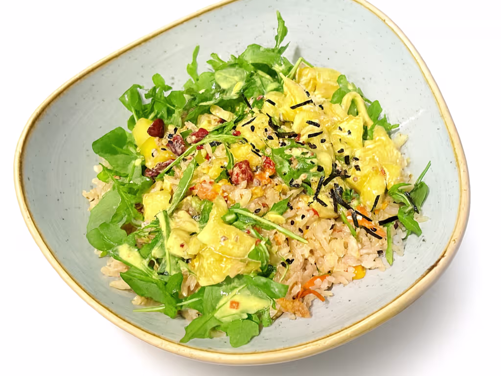 Kurkuma Curry Gebratener Reis - L