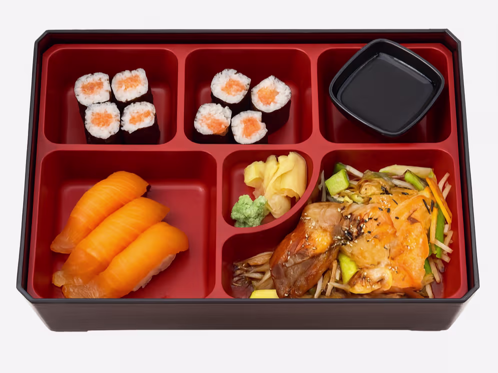 Bentobox Lachs Terriyaki