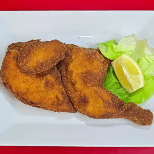 Halbes Backhuhn