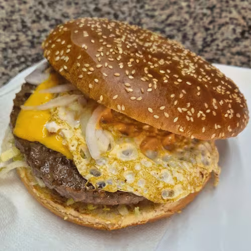 Omelet Burger