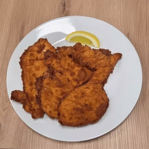 Schnitzel Wiener Art von Huhn, Pute, Sur oder Schwein