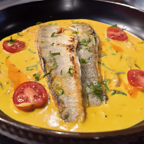 Fisch Moile mit Reis